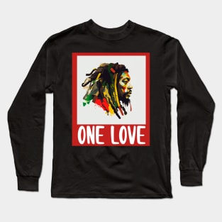 Rastafari One Love Reggae Long Sleeve T-Shirt